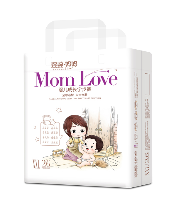 婆婆·媽媽嬰兒成長學步褲XXL