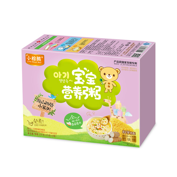 小棕熊寶寶營養粥淮山排骨小米粥