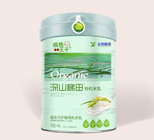 櫻桃王子深山梯田益生元護暢有機米乳