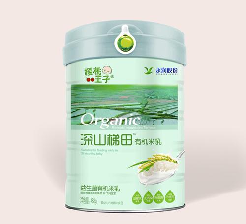 櫻桃王子深山梯田益生菌有機米乳