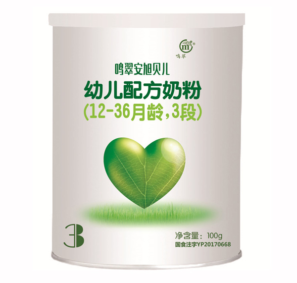 鳴翠安旭貝兒幼兒配方奶粉(12-36月齡,3段)100g