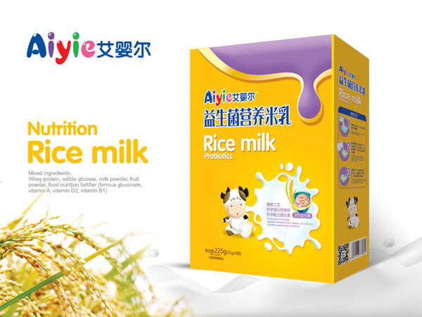 艾嬰爾益生菌營養米乳盒裝