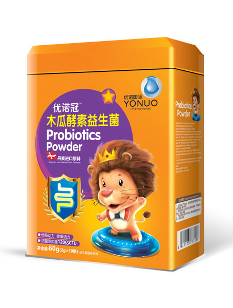 優諾冠木瓜酵素益生菌凍干粉60g