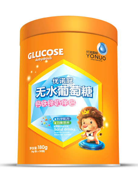 優(yōu)諾冠鈣鐵鋅奶伴侶無水葡萄糖