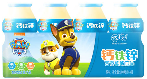 汪汪隊鈣鐵鋅營養酸奶飲品(原味)塑包