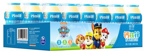 汪汪隊鈣鐵鋅營養酸奶飲品(原味)4瓶5排