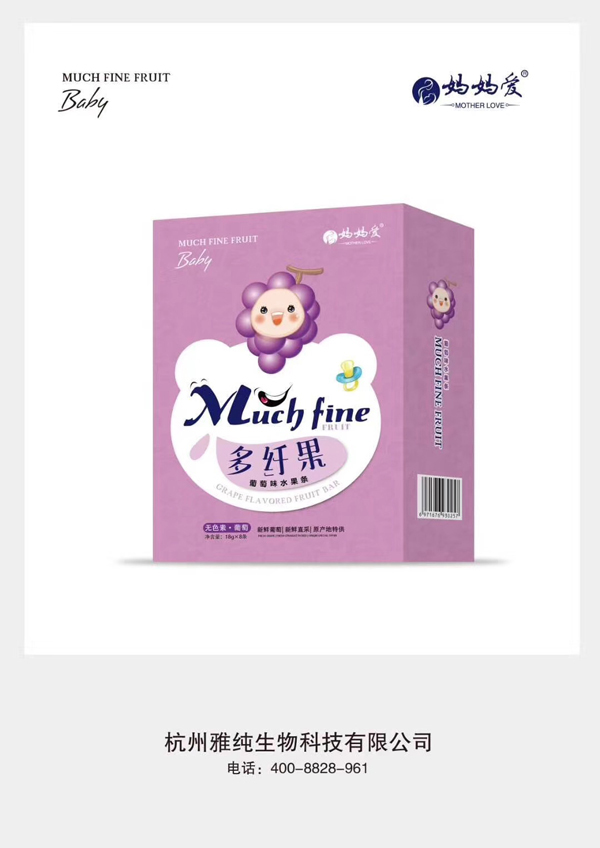 媽媽愛多纖果葡萄味水果條