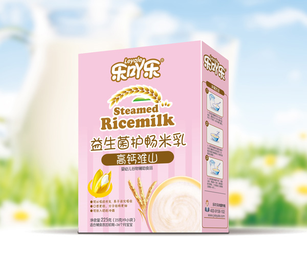 樂吖樂益生菌護暢米乳高鈣淮山盒裝