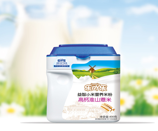 樂吖樂益智小米營養米粉高鈣淮山薏米桶裝