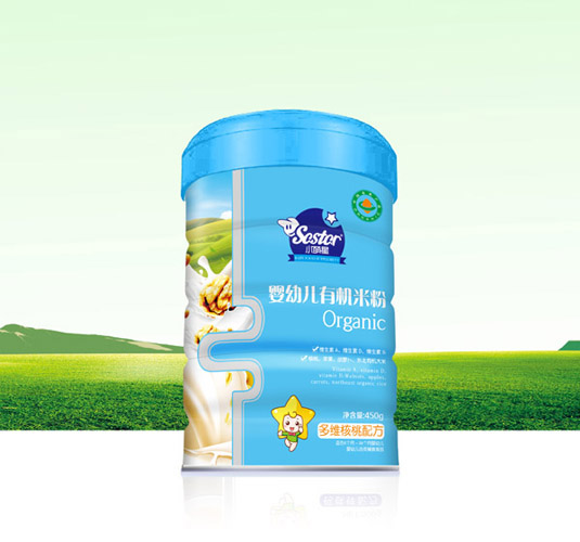 小萌星多維核桃配方嬰幼兒有機米粉