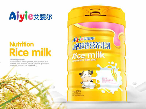 艾嬰爾AD鈣鐵鋅營養米乳