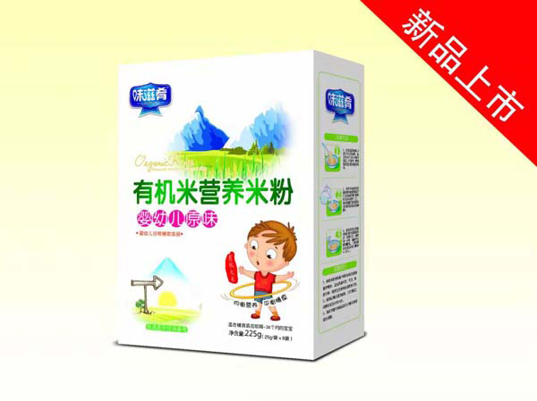 味滋肴有機營養米粉-嬰幼兒原味 盒裝