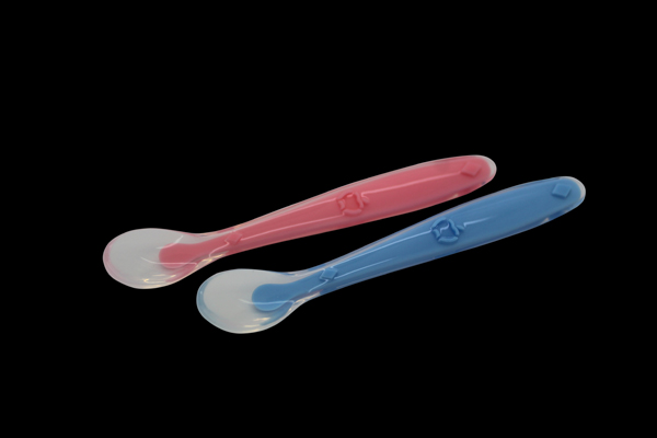 優優貝比全硅膠嬰兒羹勺