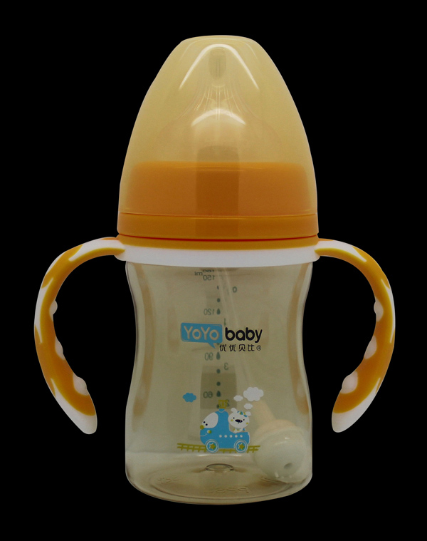 優優貝比160ml 寬口PPSU帶手柄自動吸奶瓶