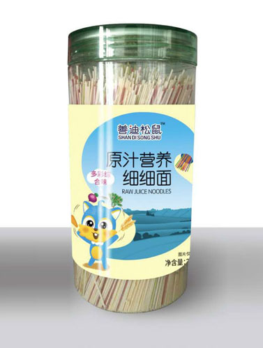 善迪松鼠原汁營養(yǎng)細細面-多彩綜合味