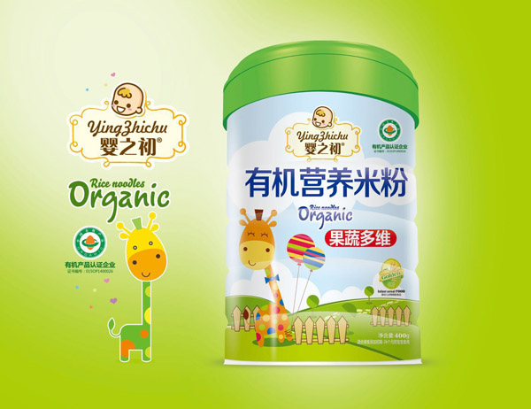 嬰之初有機營養米粉-果蔬多維罐裝