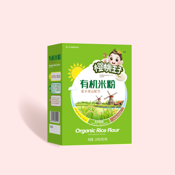 櫻桃王子有機米粉-蓮子淮山配方 盒裝