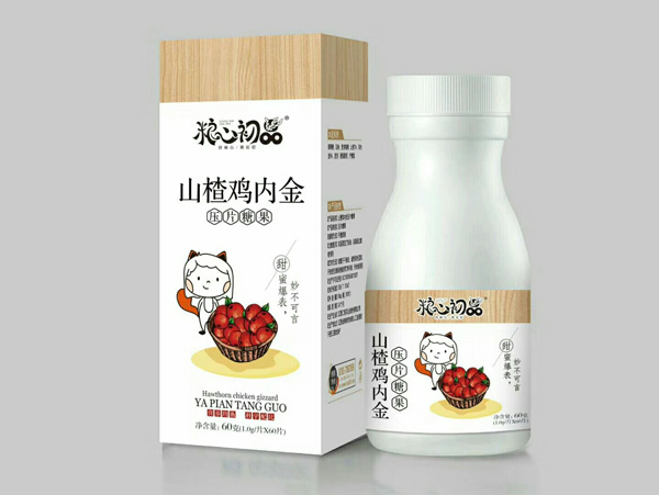 糧心初品山楂雞內金壓片糖果