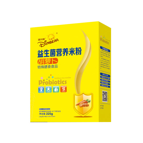 迪米熊益生菌營養米粉-胡蘿卜盒裝