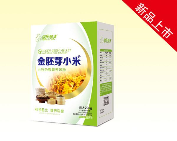 倍樂媽咪金胚芽小米營養米粉(五谷雜糧)盒裝