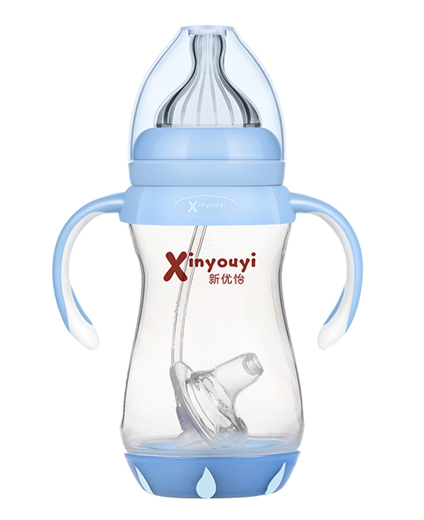 新優怡PP奶瓶300ml 藍色
