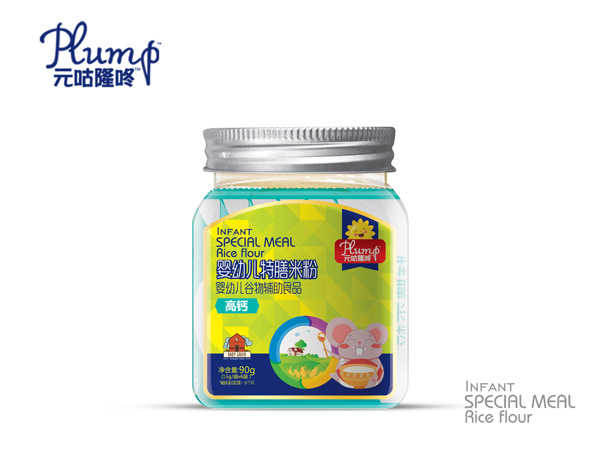 元咕隆咚嬰幼兒特膳米粉-高鈣