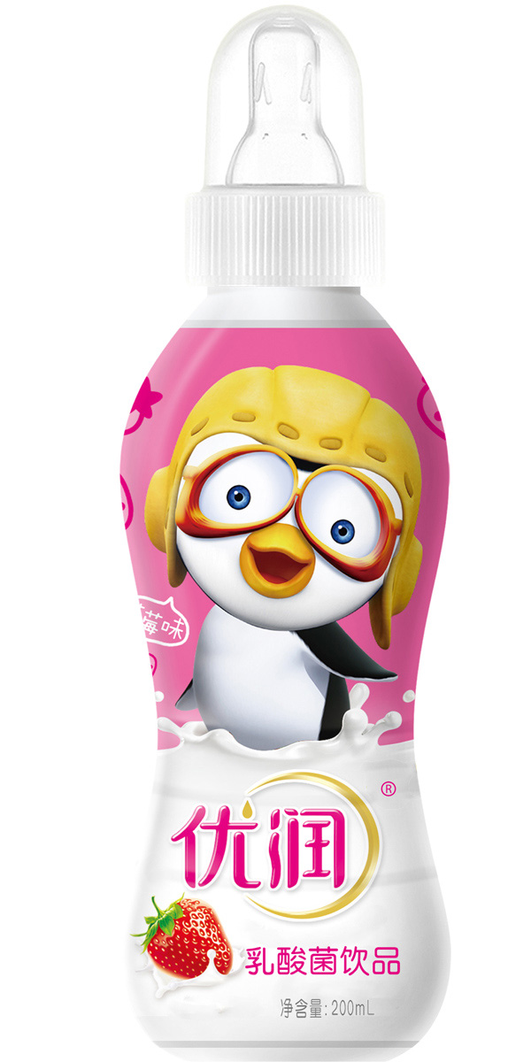 優潤乳酸菌飲品 瓶裝藍色