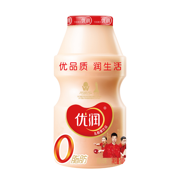 優潤乳酸菌飲品 100ml 小乳酸 瓶標_1
