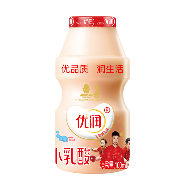 優潤乳酸菌飲品 100ml 小乳酸 瓶標