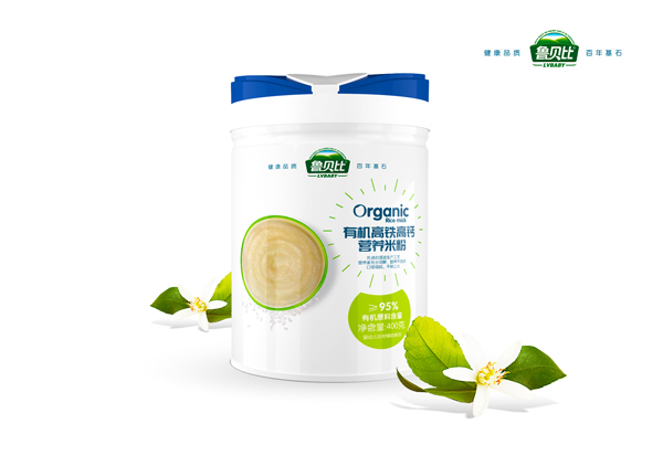 魯貝比有機高鐵高鈣營養米粉 聽裝