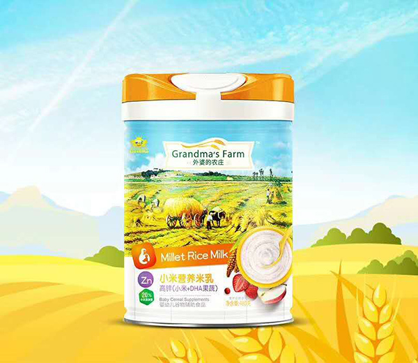 外婆的農莊小米營養米乳-高鋅(小米+DHA果蔬)