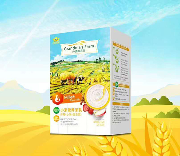 外婆的農莊小米營養米乳-護暢(小米+益生菌)盒裝