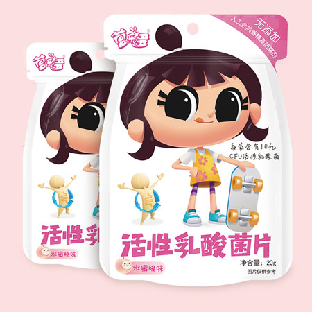 營(yíng)樂(lè)多活性乳酸菌片(水蜜桃味)