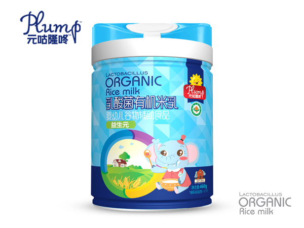 元咕隆咚乳酸菌有機米乳-益生元