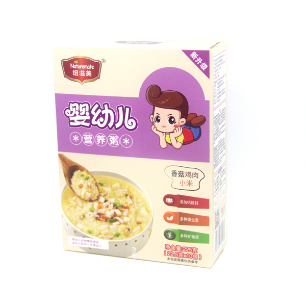 紐滋美嬰幼兒營養粥-香菇雞肉小米