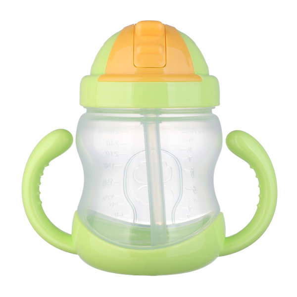 萌嘟嘟多彩防漏學飲杯280ML綠色.jpg 萌嘟嘟多彩防漏學飲杯280ML綠色.jpg