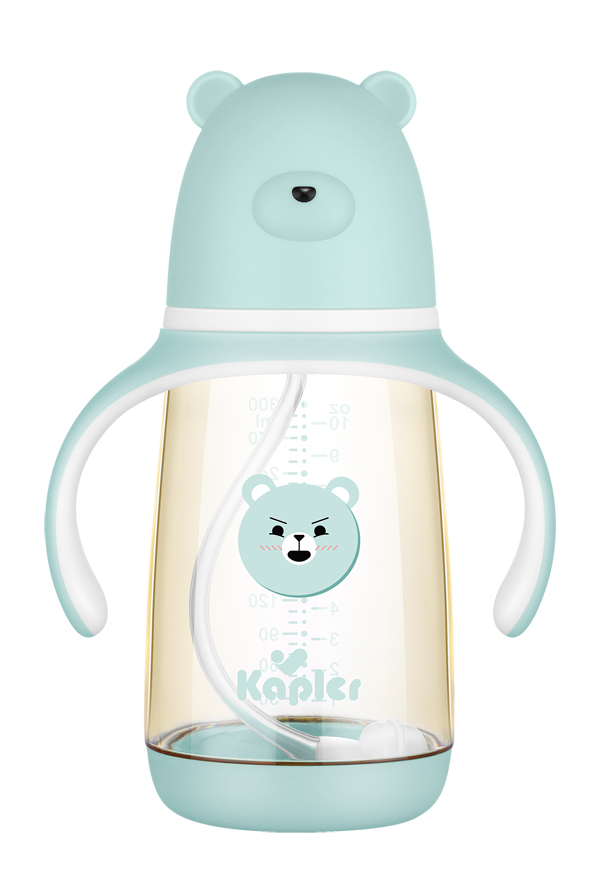 康喂兒呆呆熊PPSU寬口奶瓶300ML 藍色