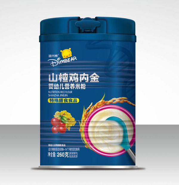 迪米熊嬰幼兒營養米粉-山楂雞內金