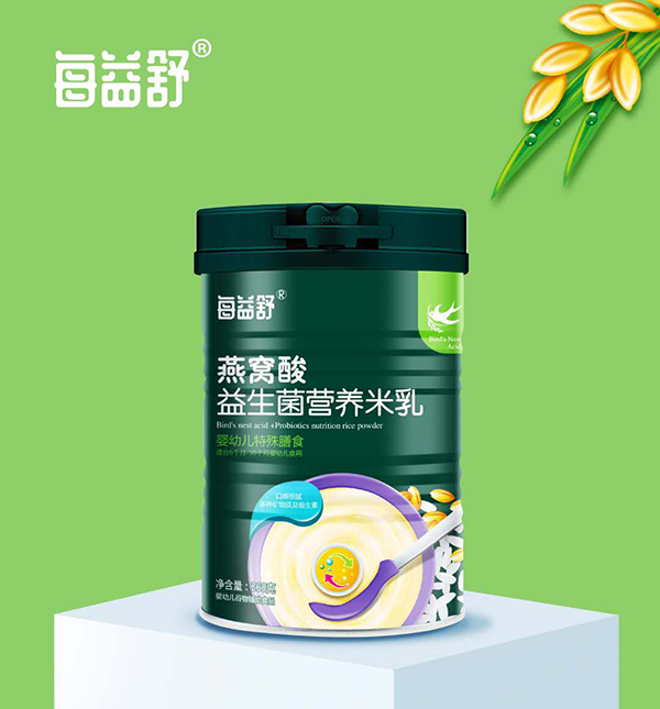 每益舒燕窩酸益生菌營養米乳