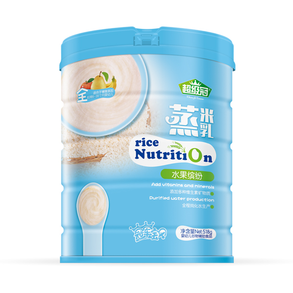 超級冠水果繽紛蒸米乳