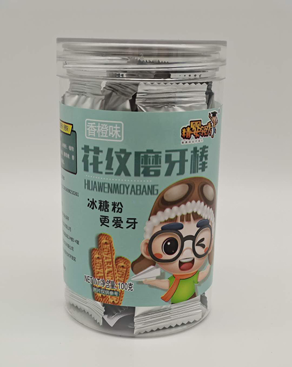 精嬰領秀花紋磨牙棒 香橙味