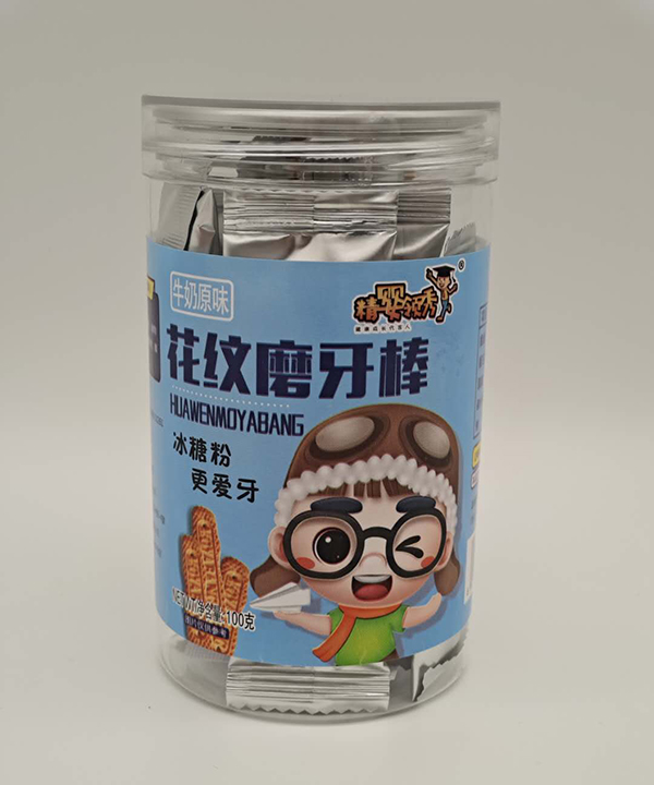 精嬰領秀花紋磨牙棒 牛奶原味