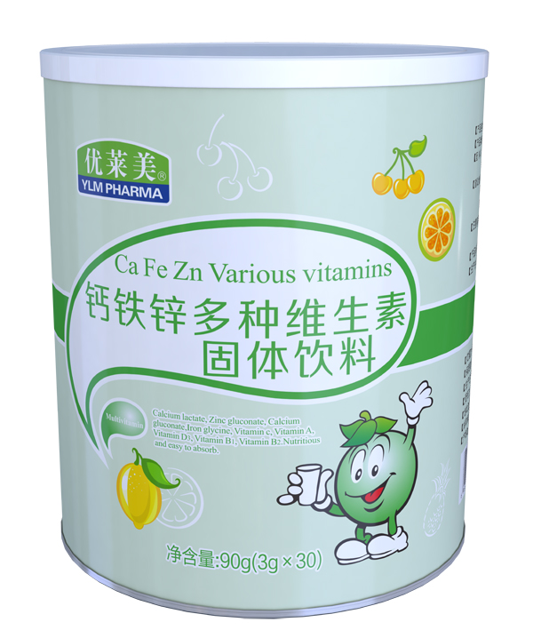 優萊美鈣鐵鋅多種維生素固體飲料
