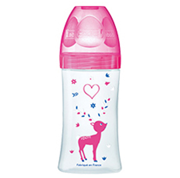 Dodie自然質感寬口徑PP奶瓶 270ml 紅色.jpg