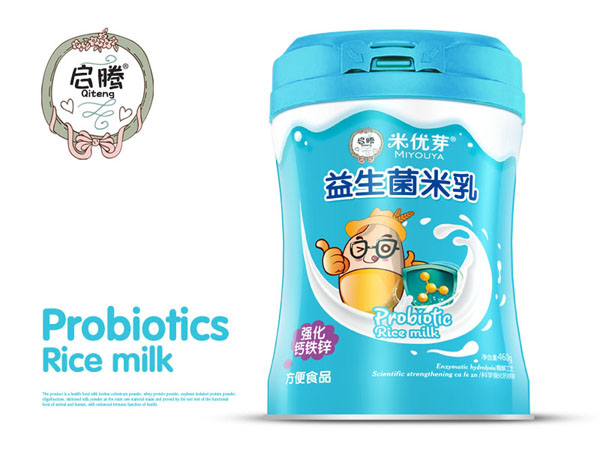 米優芽益生菌米乳-強化鈣鐵鋅聽裝