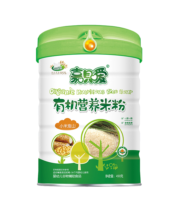 嘉唄噯有機營養米粉聽裝 小米淮山