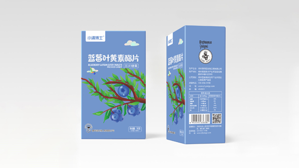 小清博士藍莓葉黃素脂壓片糖果