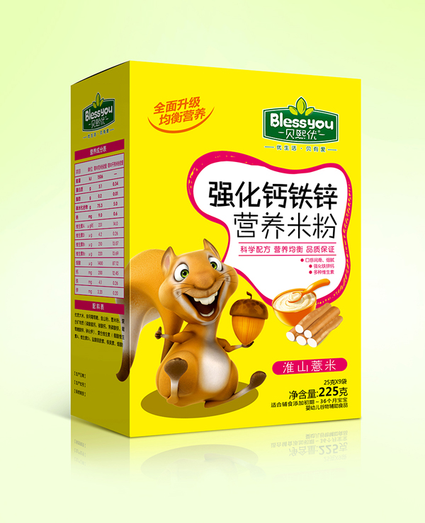 貝熙優強化鐵鋅鈣營養米粉 盒裝225克(淮山薏米).jpg