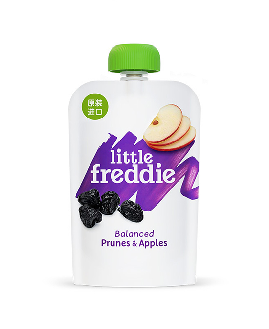 貝比樂輔食泥西梅蘋果泥零食發酵乳水果混合泥100g