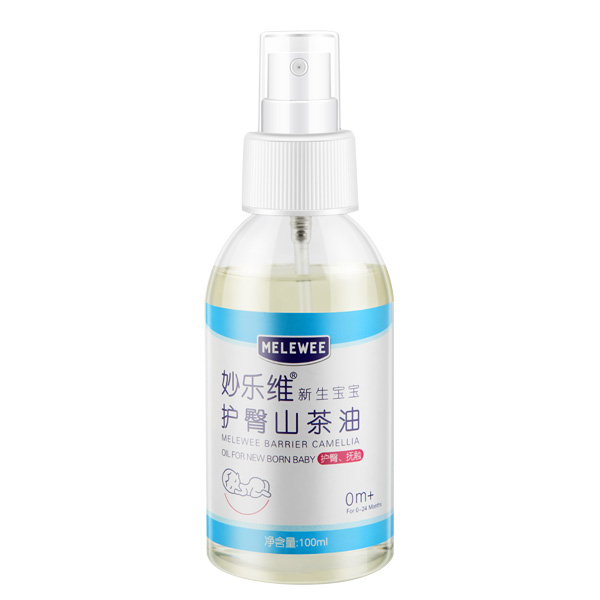 妙樂維新生寶寶護臀山茶油100ml瓶裝